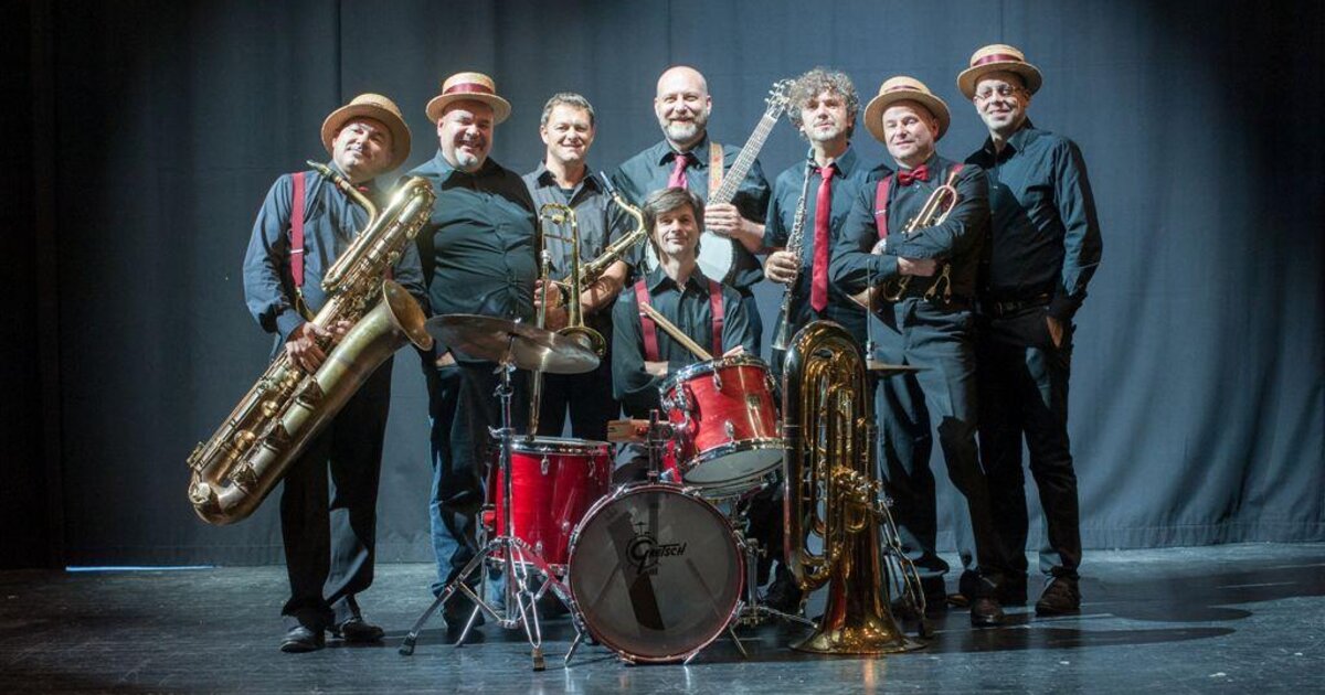 Street Parade mit Tiger Dixie Band - Dolomiti Ski Jazz - Fiemme