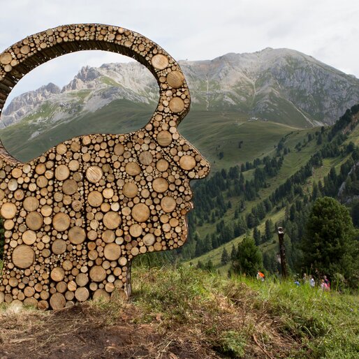 Opera "Mind Eye" di Olga Ziemska | © APT Fiemme e Cembra - foto di Eugenio Del Pero