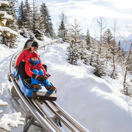 Alpine Coaster Gardoné in inverno. | © APT Fiemme e Cembra - Alice Russolo