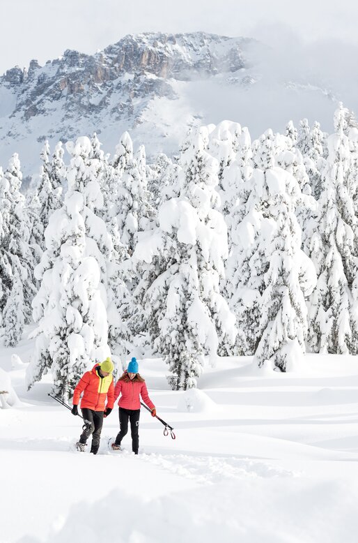 Ciaspolata sull'Altopiano di Lavazè.  | © APT Fiemme e Cembra - Gaia Panozzo